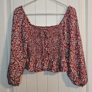 Patrons of Peace 70s Gypsy Style Boho Blouse